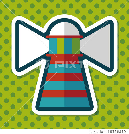 Lighthouse flat icon with long shadow,eps10 Lighthouse flat icon with long shadow,eps10 18556850