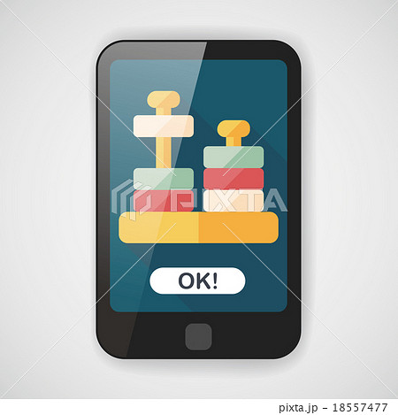 educational toy flat icon with long shadow,eps10 educational toy flat icon with long shadow,eps10 18557477