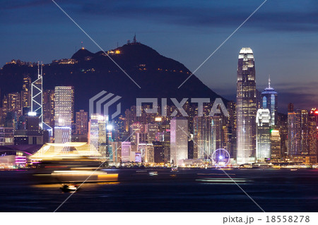 Hong Kong night view 18558278