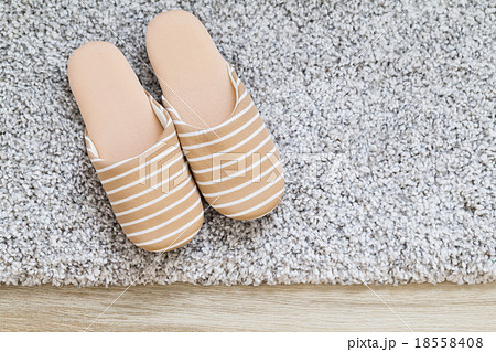 Slipper on carpet Slipper on carpet 18558408