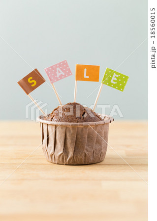 Flag on muffin with a word sale 18560015