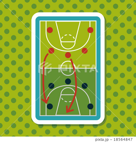 basketball strategy board flat icon with long shadow,eps10 basketball strategy board flat icon with long shadow,eps10 18564847