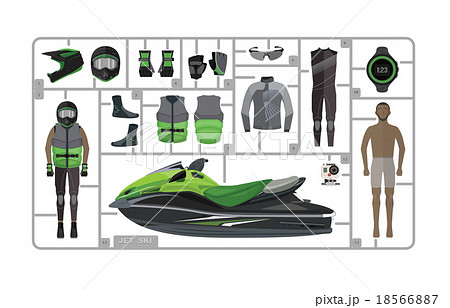 jet ski vector jet ski vector 18566887