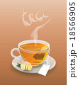 Cup of tea with tea bag 18566905