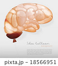 Creative brain Idea concept background 18566951