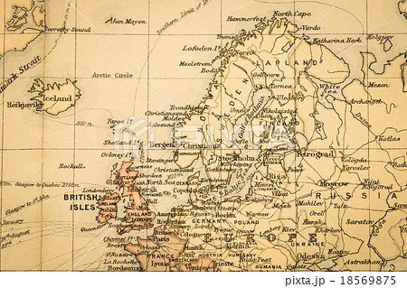 古地図 北ヨーロッパ 古地図 北ヨーロッパ 18569875