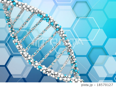 DNA molecules on an abstract background 18570127