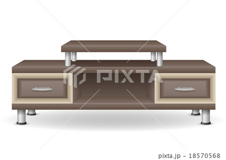 tv table furniture vector illustration 18570568