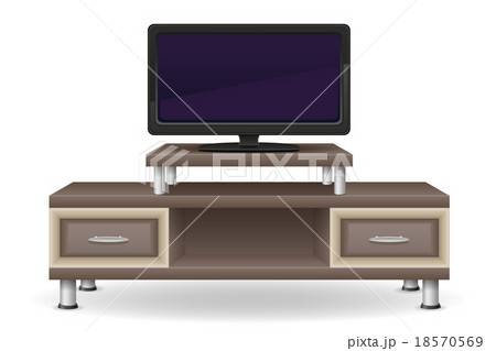 tv table furniture vector illustration 18570569