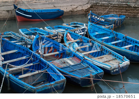 Fishing Boats in a Port 18570651