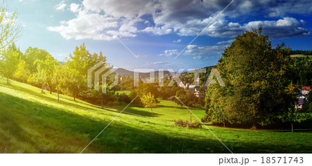 Sunrise in the Black Forest. Germany. Europe. Sunrise in the Black Forest. Germany. Europe. 18571743