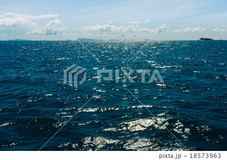 Dark blue sea on a monsoon season Dark blue sea on a monsoon season 18573963