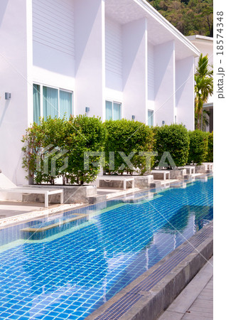 Pool side room with long range pool Pool side room with long range pool 18574348