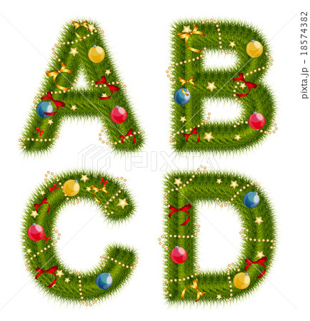 Abstract beauty Christmas and New Year Abc. Vector 18574382