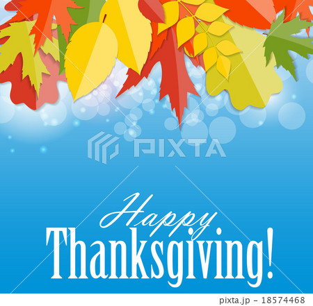 Happy Thanksgiving Day Background with Shiny Happy Thanksgiving Day Background with Shiny 18574468