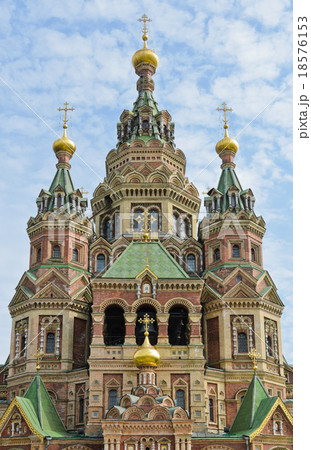 St. Peter and Paul Cathedral in Peterhof, Russia 18576153