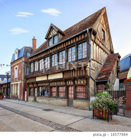 Etretat commune traditional architecture, France Etretat commune traditional architecture, France 18577984