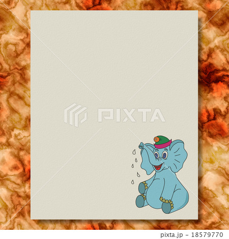 Elephant writing paper marble texture background 18579770
