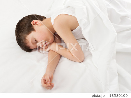 cheerful boy in white bed cheerful boy in white bed 18580109
