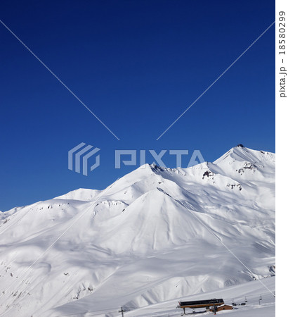 Ski slope at nice sunny day Ski slope at nice sunny day 18580299