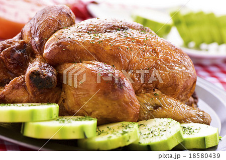 roast turkey with vegetables roast turkey with vegetables 18580439