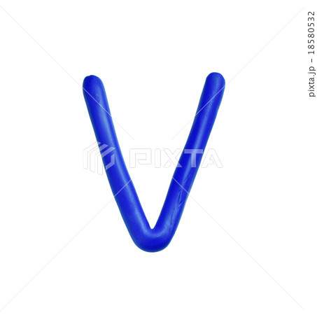 English letters, clay on white background English letters, clay on white background 18580532