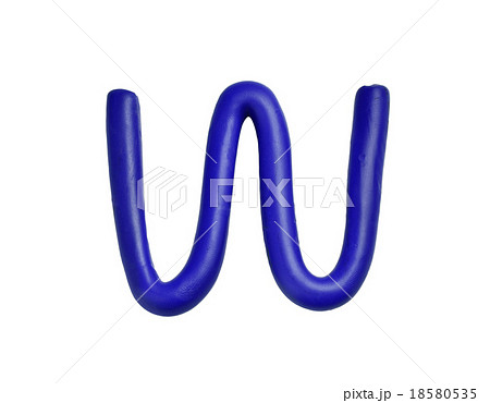 English letters, clay on white background English letters, clay on white background 18580535