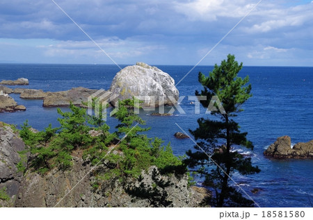 種差海岸の白岩 種差海岸の白岩 18581580