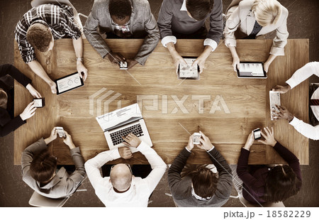 Group Business People Corporate Meeting Concept Group Business People Corporate Meeting Concept 18582229
