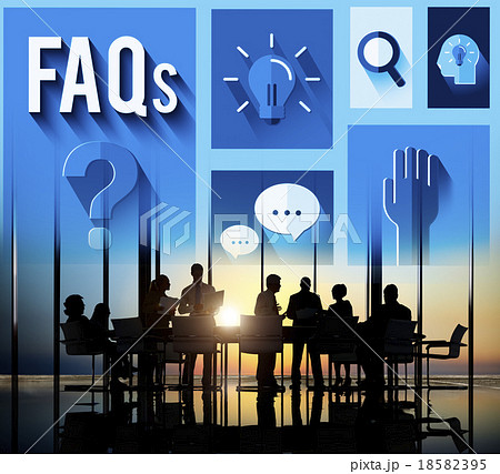 Frequently Asked Questions Help Inforamtion Answer Concept 18582395
