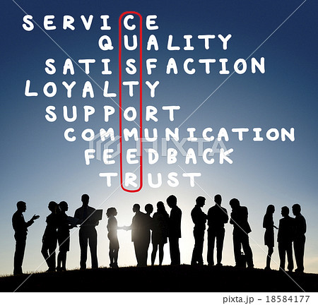 Customer Service Quality Satisfaction Crossword Puzzle Concept Customer Service Quality Satisfaction Crossword Puzzle Concept 18584177