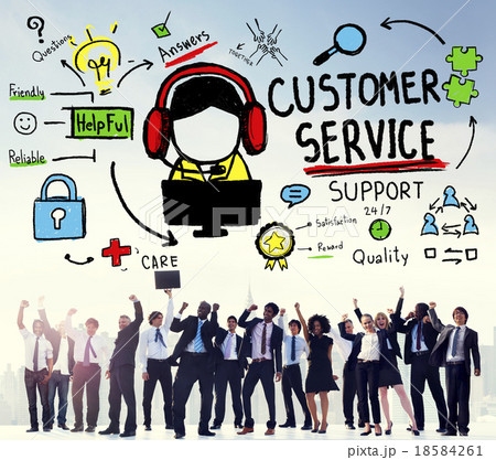 Customer Service Call Center Agent Care Concept 18584261