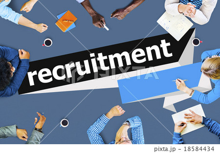 Recruitment Hiring Career Human Resources Concept 18584434