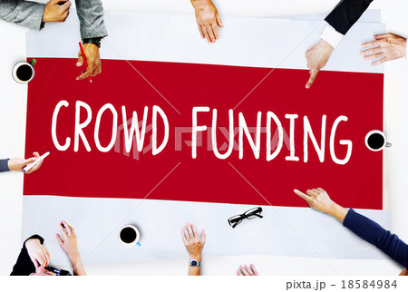 Crowd Funding Contribution Donate Fundriser Concept 18584984