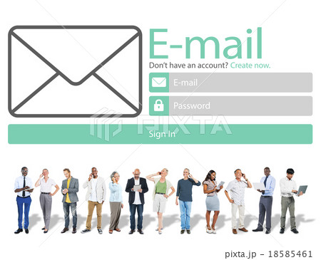 Email Online Messaging Social Media Internet Concept 18585461