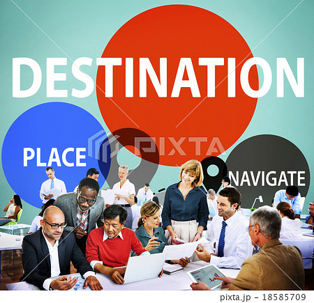 Destination Navigate Exploration Place Travel Concept 18585709