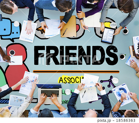 Friends Group People Social Media Loyalty Concept 18586363
