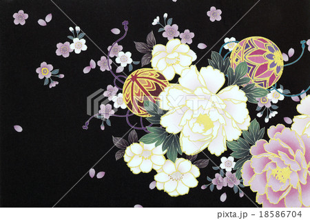 Pattern on the wrapper of the Japanese 18586704