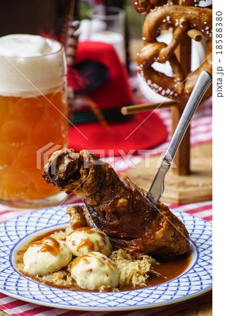 Roasted pork knuckle Roasted pork knuckle 18588380