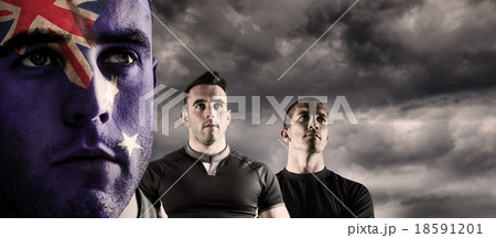 Composite image of new zealand rugby player 18591201
