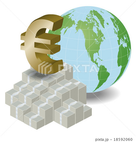 IMF（国際通貨基金）イメージイラスト 18592060