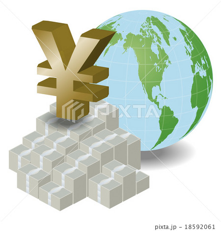 IMF（国際通貨基金）イメージイラスト 18592061