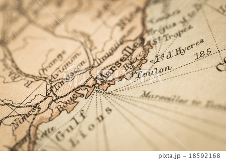 古地図 フランス・マルセイユ 古地図 フランス・マルセイユ 18592168