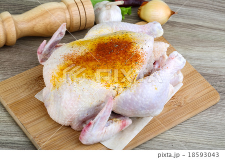 Raw chicken 18593043