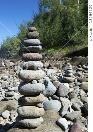 ハナカピアイ・ビーチ、カウアイ島、ハワイ-5 18594529