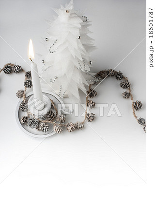 Christmas decorative tree and candle 18601787