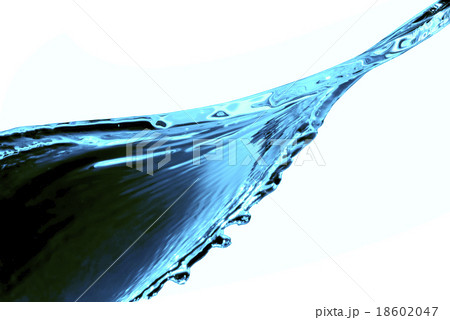 splashed water cyan 18602047