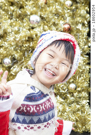 子供　クリスマスイメージ 18602954