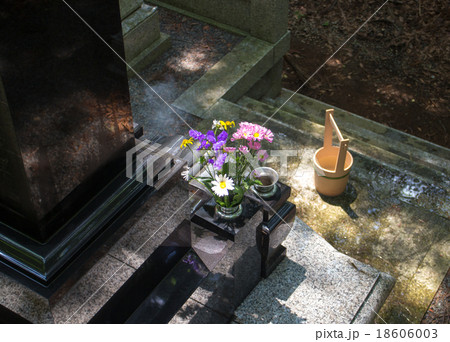 お墓の掃除 18606003