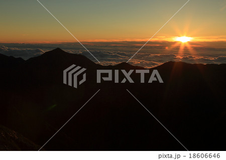 奥穂高岳からの日の出 18606646